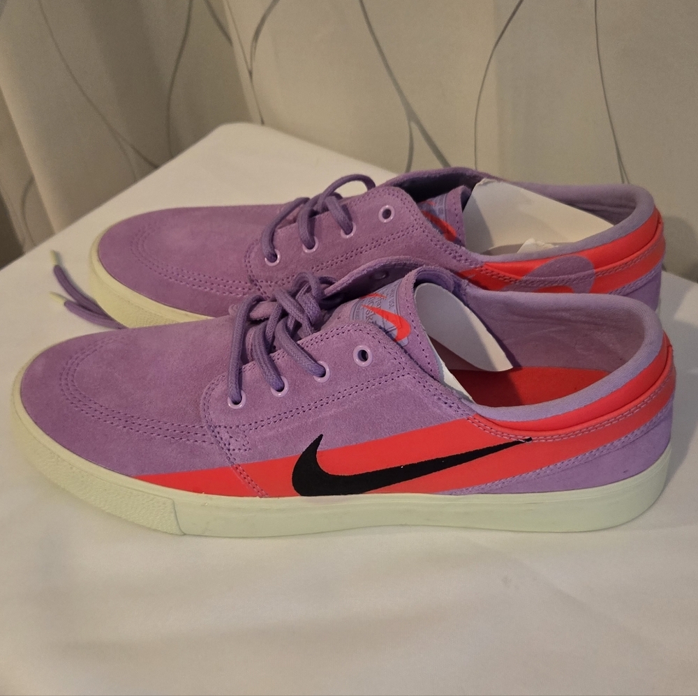 Nike Purple and Red Sneakers